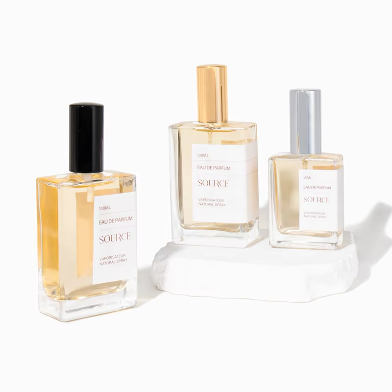 30ml 50ml Empty Luxury Perfume Bottle Refillable Glass Fragrance Container Premium Cosmetic Packaging