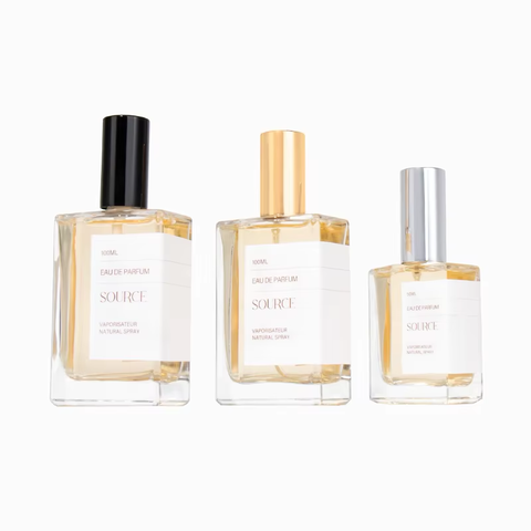 30ml 50ml Empty Luxury Perfume Bottle Refillable Glass Fragrance Container Premium Cosmetic Packaging
