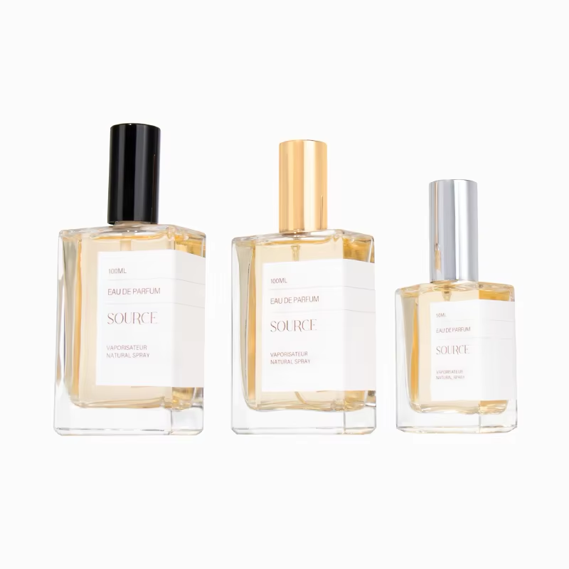 30ml 50ml Empty Luxury Perfume Bottle Refillable Glass Fragrance Container Premium Cosmetic Packaging