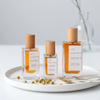 Luxury Glass Perfume Bottle Square Shape with 30ml 50ml 100ml Capacity Screen Printing Surface Pump Sprayer