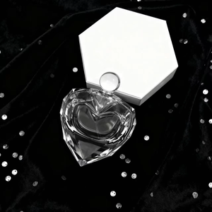 Luxury Exquisite 50ml & 100ml Heart-Shaped Glass Perfume Bottles with Packaging Box Fashion Perfume Storage