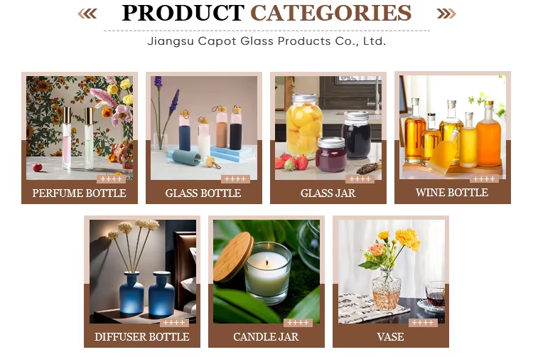 Wholesale Luxury Mountain Shape Perfume Bottle Round Cap Empty Refillable Glass Fragrance Bottle With Box