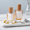 Luxury Glass Perfume Bottle Square Shape with 30ml 50ml 100ml Capacity Screen Printing Surface Pump Sprayer